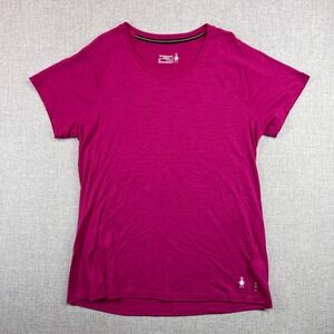 Smartwool Merino 150 Baselayer Short Sleeve Top Women XL Pink Wool Gorpcore
